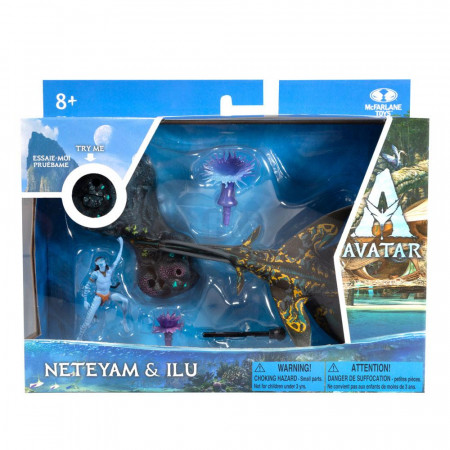 Avatar: The Way of Water Deluxe Medium akčná figúrkas Neteyam & Ilu